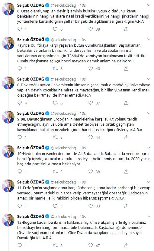 Davutoğlu cephesinden Erdoğan’a 'dolandırıcılık' yanıtı - Resim : 2