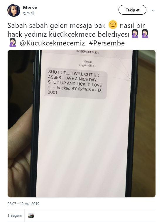 Belediye hacklendi, vatandaşlara küfürlü mesaj gitti - Resim : 2