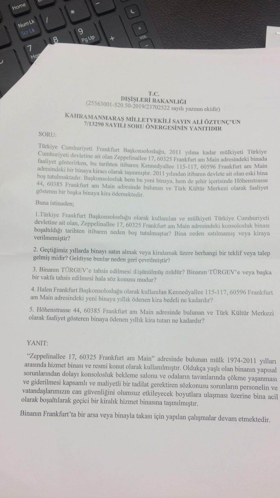 Başkonsolosluktan Almanya'da milyonluk israf - Resim : 1