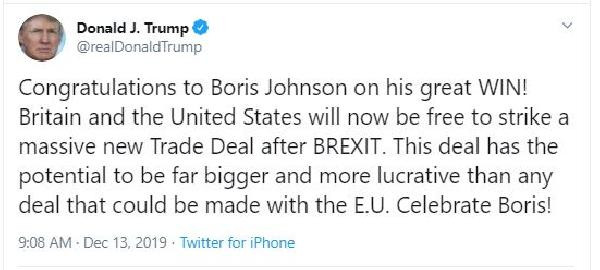 Trump’tan Boris Johnson’a tebrik - Resim : 2