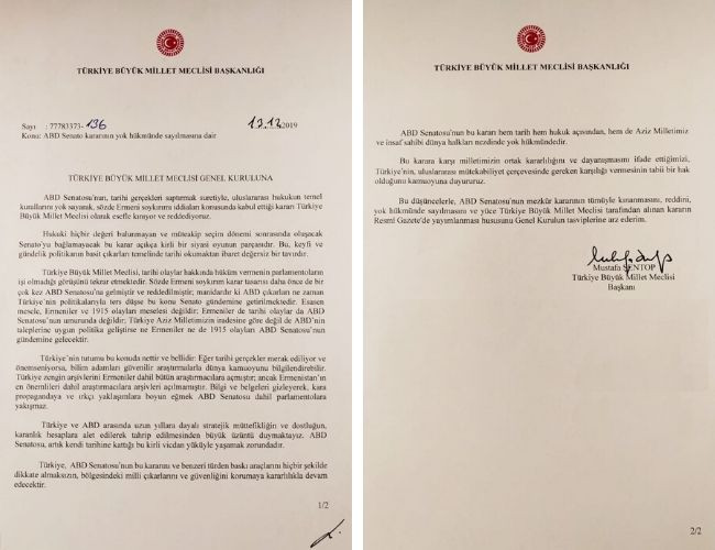 AKP, CHP, MHP ve İYİ Parti'den ABD Senatosu'nun kararına kınama - Resim : 1