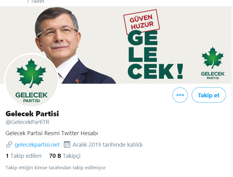 Davutoğlu'nun Gelecek Partisi'ne sosyal medyada yoğun ilgi - Resim : 1
