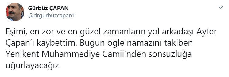 Gürbüz Çapan’ın acı günü - Resim : 1