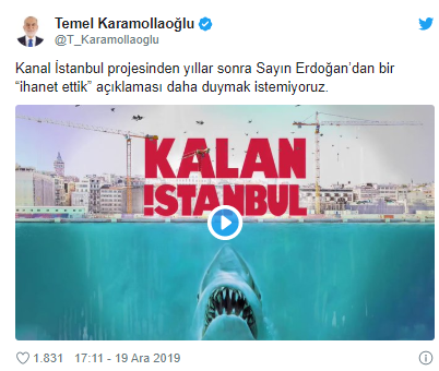 Saadet Partisi'nden 'Kanal İstanbul' videosu - Resim : 1