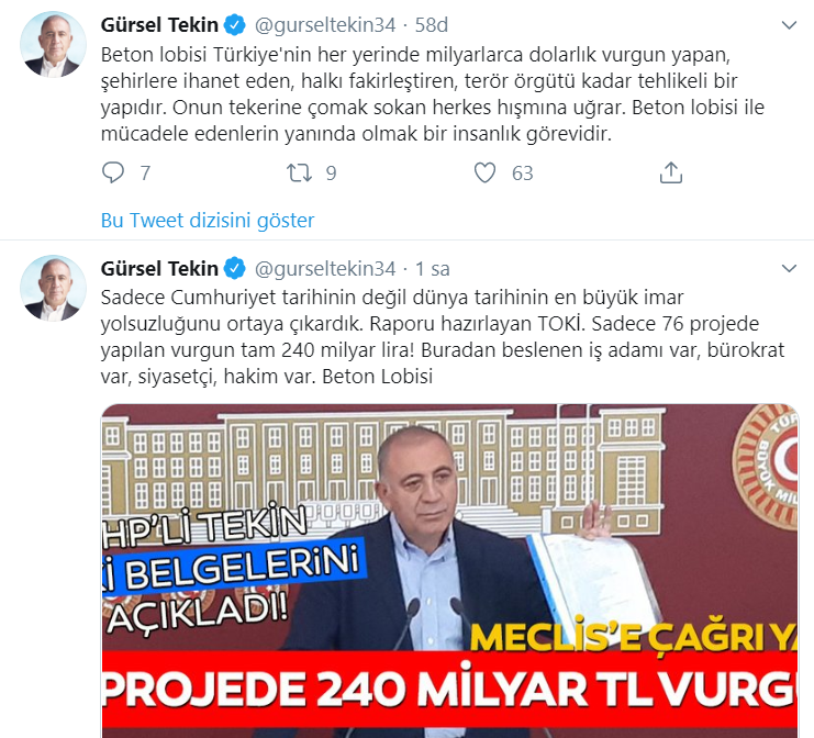 CHP'li Gürsel Tekin, skandal TOKİ raporunu açıkladı: Tarihin en büyük vurgunu! - Resim : 2