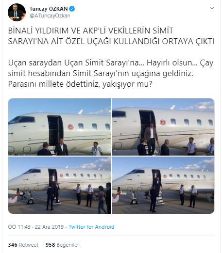 AKP'nin 'Simit Sarayı' kıyağının ardında 'Binali Yıldırım ve özel uçak' çıktı! - Resim : 3