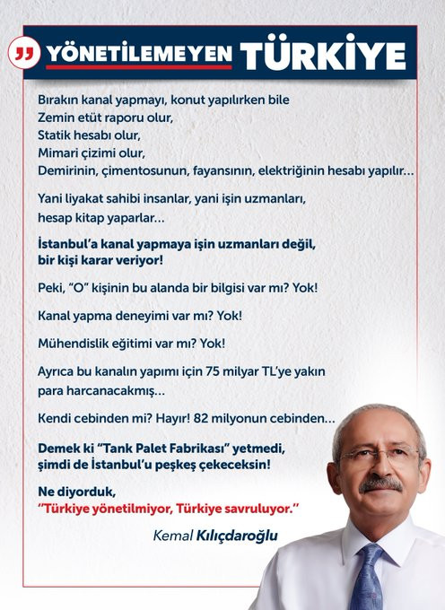 Kılıçdaroğlu'ndan Erdoğan'a: 'İstanbul’u peşkeş çekeceksin!' - Resim : 2