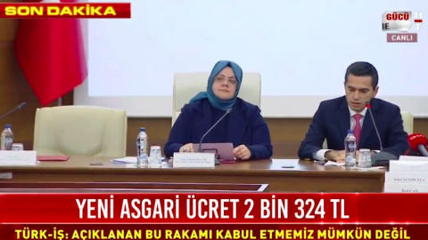 Türk-İş Genel Sekreteri asgari ücret toplantısını terk etti: Kabul etmiyoruz!