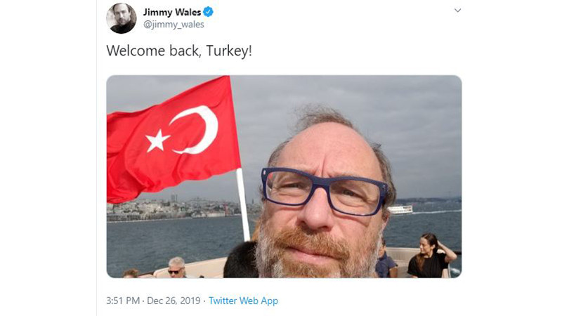 Wikipedia kurucusu Wales'den Türkiye'ye: Yeniden hoşgeldiniz! - Resim : 1
