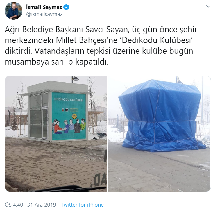 AKP'li belediyeden akıl almaz kulübe... Vatandaştan tepki yağdı! - Resim : 1