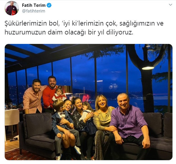 Fatih Terim'den yeni yıl paylaşımı - Resim : 1