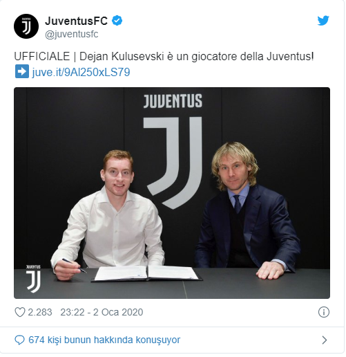 Juventus, Kulusevski transferini açıkladı! İşte transfer bedeli... - Resim : 1