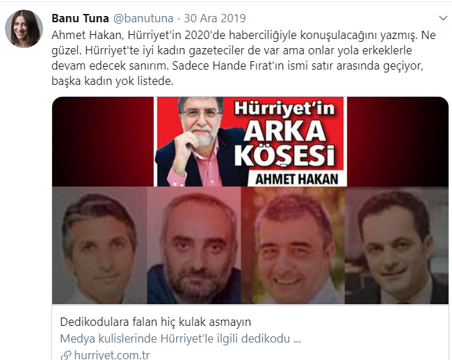 Eleştirilere Ahmet Hakan'dan yanıt: Hürriyet’e kadın eli değiyor çok şükür - Resim : 1