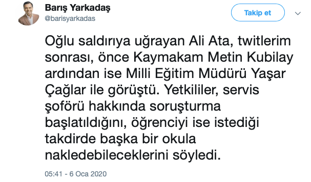 Dayakçı servis şoförünün işine son verildi! - Resim : 5