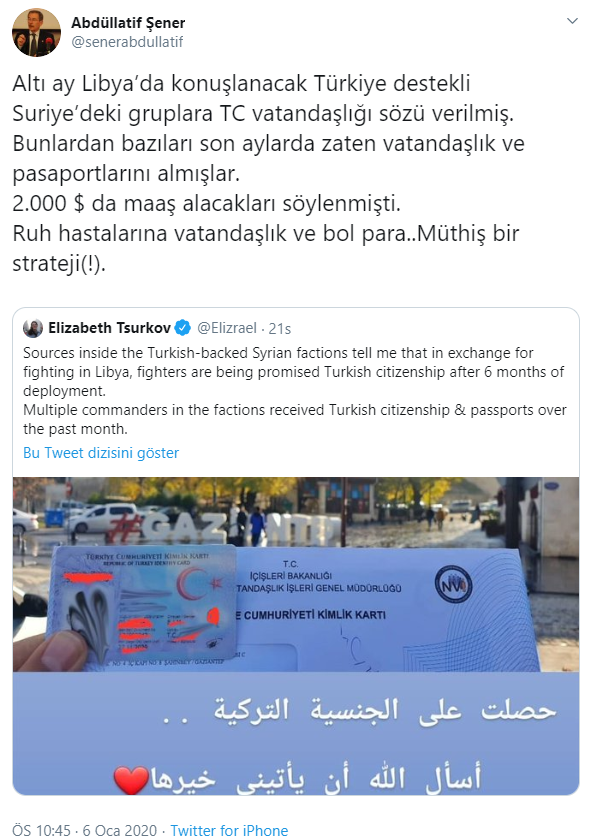 CHP'li vekil Şener'den bomba ÖSO iddiası: Vatandaşlık sözü mü verildi? - Resim : 1