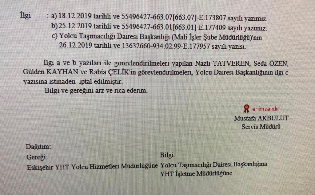 AKP'li vekilin danışmanı çalışanları sürmüştü! YHT skandalı büyüyor - Resim : 2