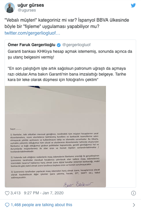 KHK'lı müşteriye hesap açmayı reddeden Garanti Bankası geri adım attı - Resim : 1