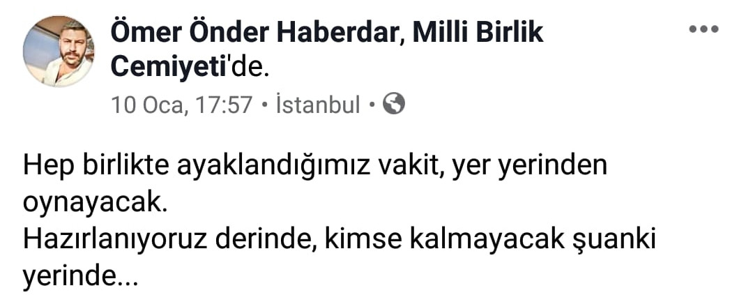 Binali Yıldırım’ın yeğeni olduğu iddia edilen isimden ayaklanma çağrısı - Resim : 1