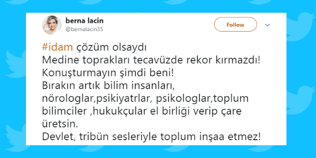 Berna Laçin’in ‘İdam’ tweeti hakkında son karar! - Resim : 1