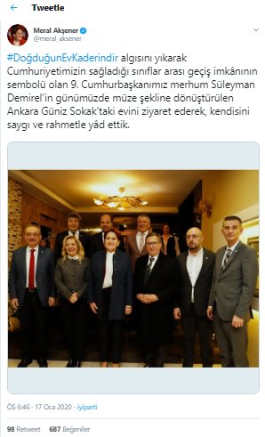 Meral Akşener'den 'Süleyman Demirel' ziyareti - Resim : 1