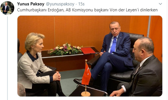 Erdoğan'ın oturuşu yandaş yazarları böldü! - Resim : 1