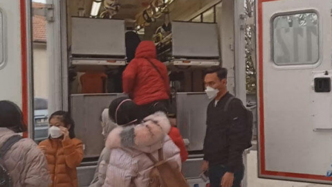 Aksaray'da 9'u Çinli, 12 kişi koronavirüs şüphesiyle hastaneye kaldırıldı