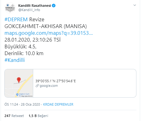 Manisa Akhisar'da 4.7 büyüklüğünde deprem - Resim : 3
