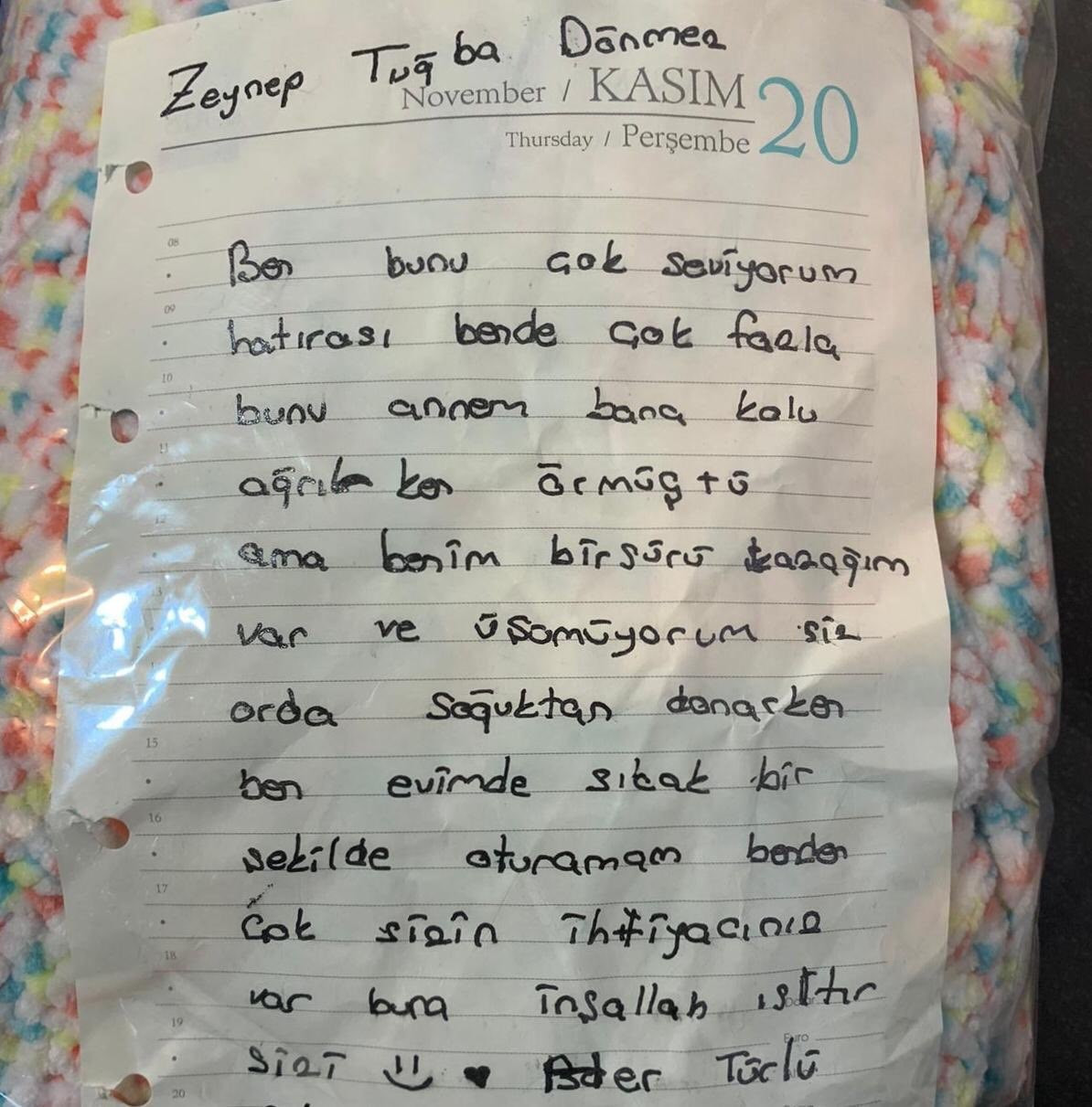 Kartallı çocuklardan Elazığlı depremzedelere duygu yüklü mektuplar - Resim : 2