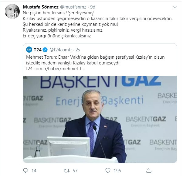 Torunlar Holding'in patronuna sert tepki: Vergi hırsızısınız. Er geç yargı önüne çıkarılacaksınız - Resim : 2