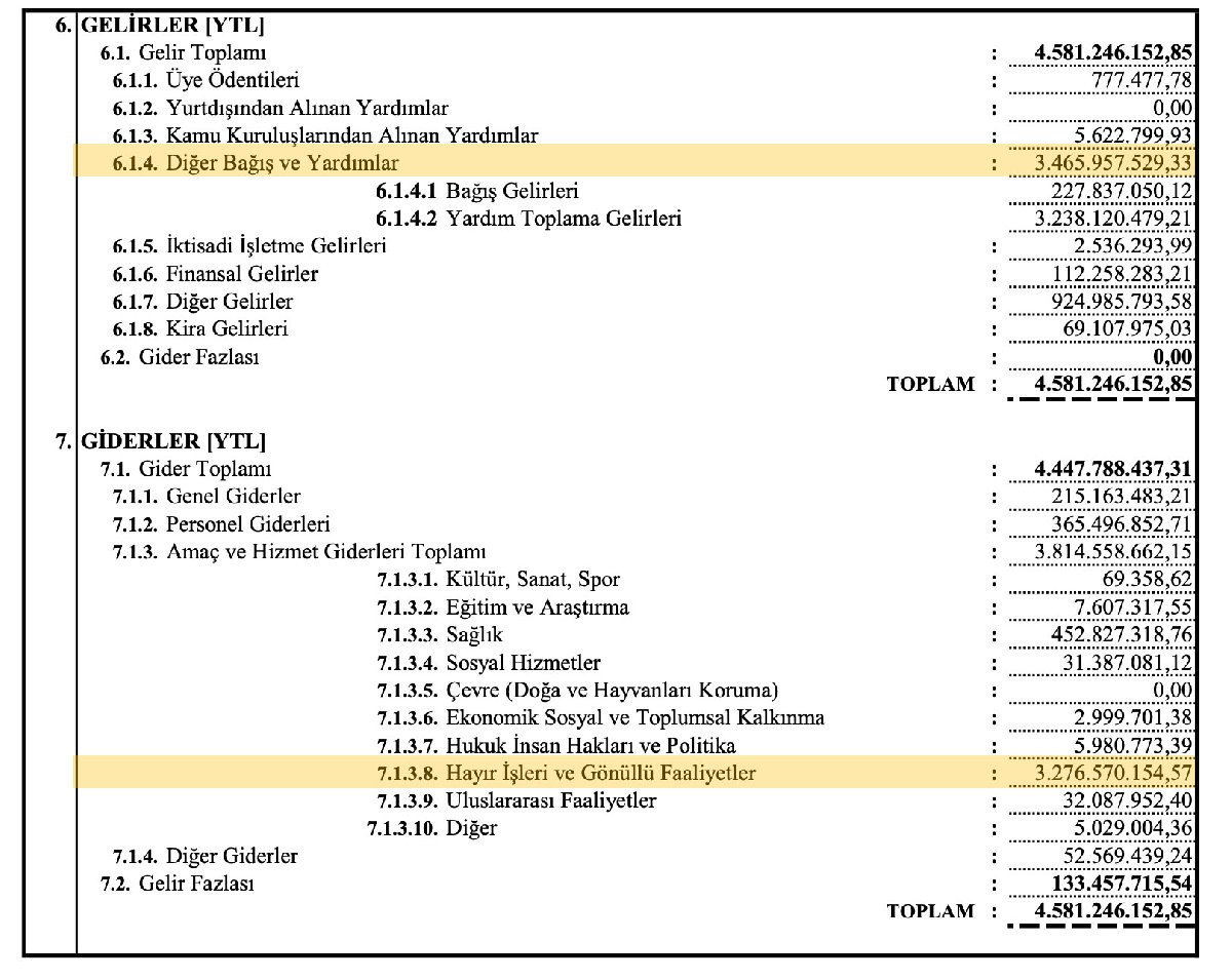 Kızılay'ın gelir - gider tablosunda dikkat çeken detay - Resim : 5