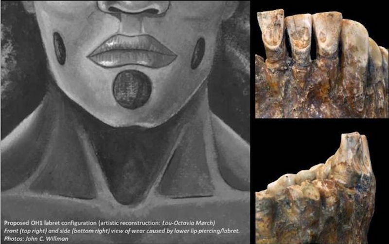 Afrika’da 12.000 yıllık dudak piercing’i kanıtı bulundu - Resim : 1