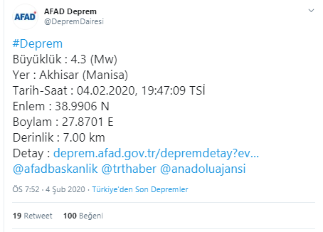 Manisa'da korkutan deprem! Çevre illerden de hissedildi - Resim : 1