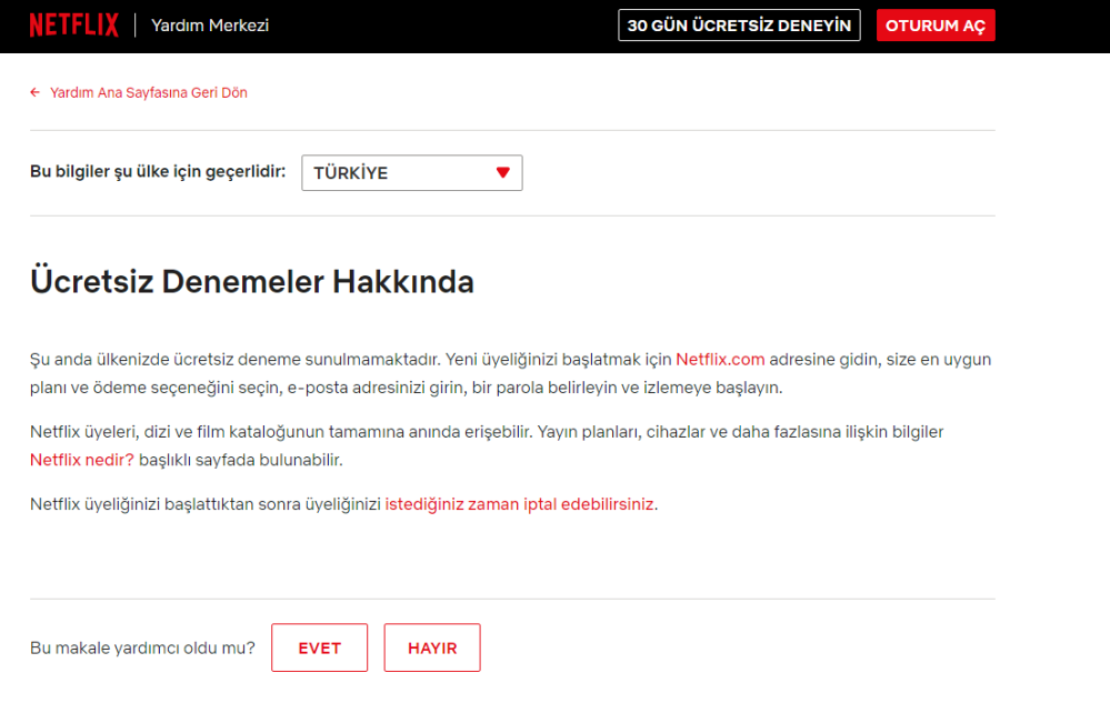 Netflix Türkiye'den 'ücretsiz deneme' kararı - Resim : 1