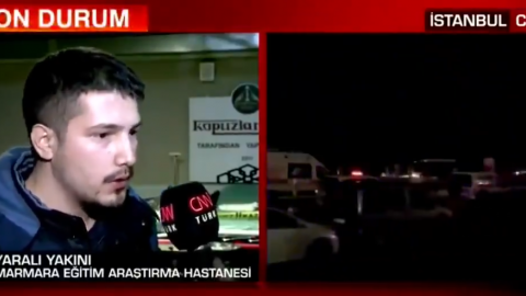 CNN Türk muhabiri, yaralı yakını Ekrem İmamoğlu'na teşekkür edince mikrofonu çekti