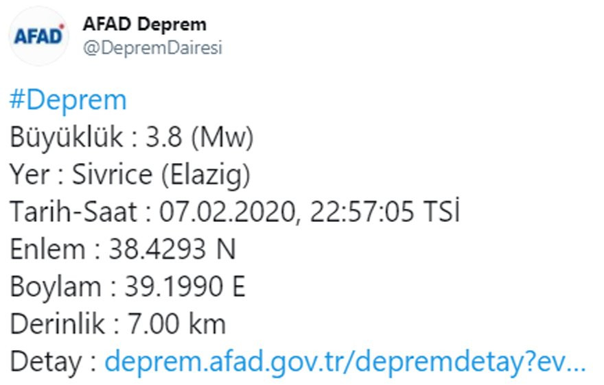 Elazığ'da artçı sarsıntılar sürüyor! Bir deprem daha - Resim : 2