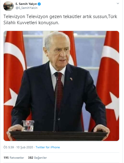 MHP'de TSK'ya dikkat çeken çağrı: Tekaütler artık sussun... - Resim : 1