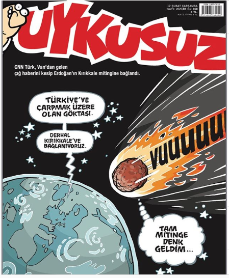 Uykusuz'dan 'CNN Türk' kapağı: 'Tam mitinge denk geldim' - Resim : 1