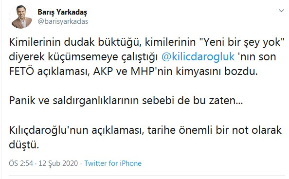 'Kılıçdaroğlu AKP ve MHP'nin kimyasını bozdu' - Resim : 1