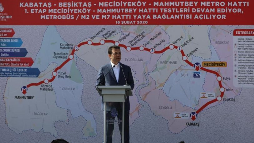 Ekrem İmamoğlu Mecidiyeköy - Mahmutbey metrosunun açılış tarihini açıkladı