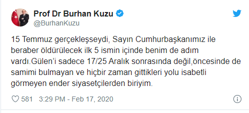 Burhan Kuzu'dan FETÖ lideri Fethullah Gülen'le ilgili ilginç açıklamalar - Resim : 3