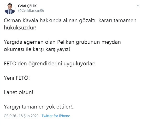 Kılıçdaroğlu'nun avukatından Osman Kavala yorumu: Pelikan grubunun meydan okuması ile karşı karşıyayız - Resim : 1