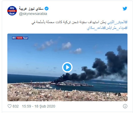 Libya'da Türk gemisi vuruldu mu? - Resim : 1