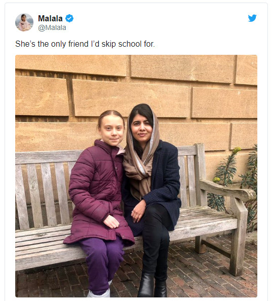 Malala ve Greta Oxford Üniversitesi’nde buluştu - Resim : 2
