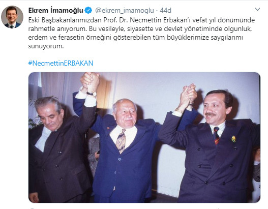İmamoğlu'nun paylaşımında dikkat çeken Erdoğan detayı - Resim : 1