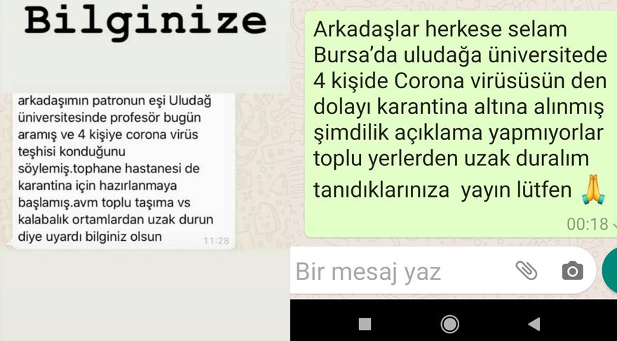Uludağ Üniversitesi'nde koronavirüs iddiası! Rektörden karantina açıklaması - Resim : 1