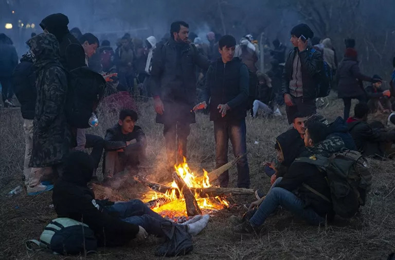 Sınırda gerginlik! Göçmenlere Yunanistan'dan müdahale - Resim : 1