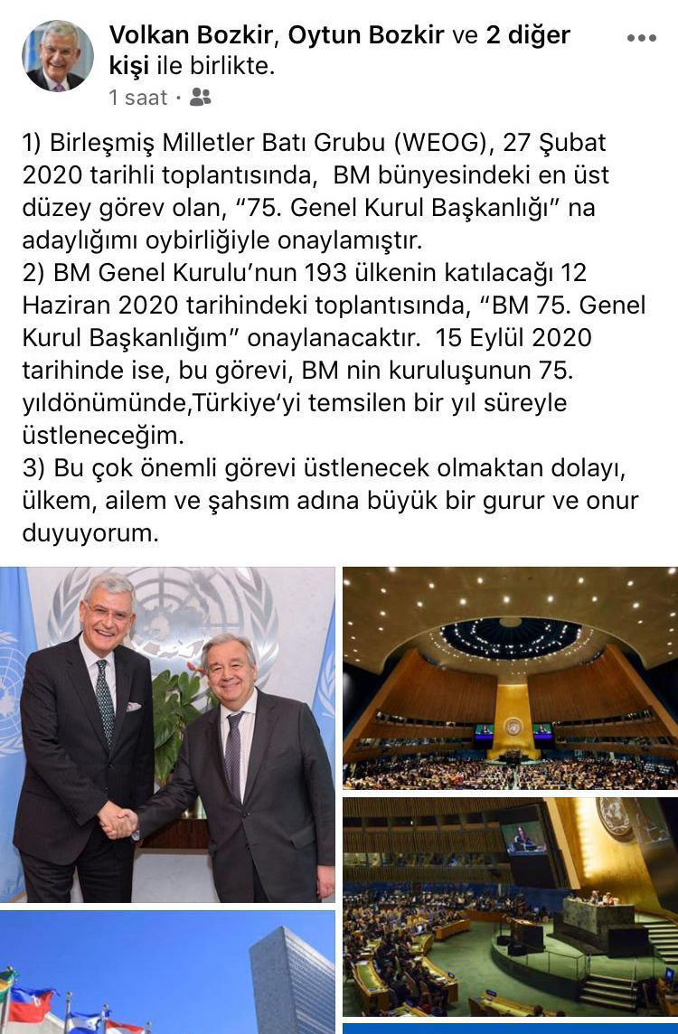 AKP'li Volkan Bozkır yeni görevini duyurdu - Resim : 1