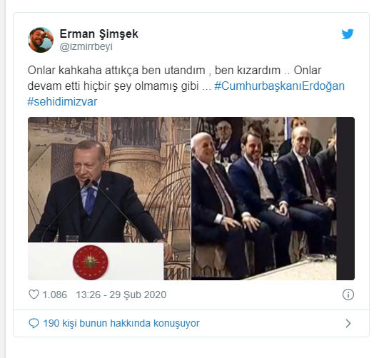 Erdoğan'ın 36 şehit açıklamasını yaptığı konuşmadaki gülüşmeler tepki çekti - Resim : 4