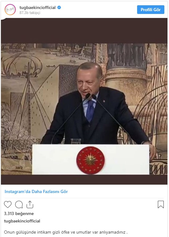 Tuğba Ekinci Erdoğan'ı savundu: Onun gülüşünde... - Resim : 1