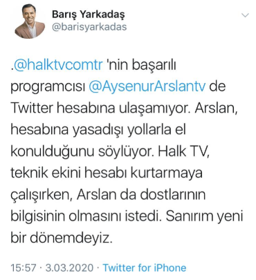 Ayşenur Arslan'ın Twitter hesabı hacklendi! - Resim : 1
